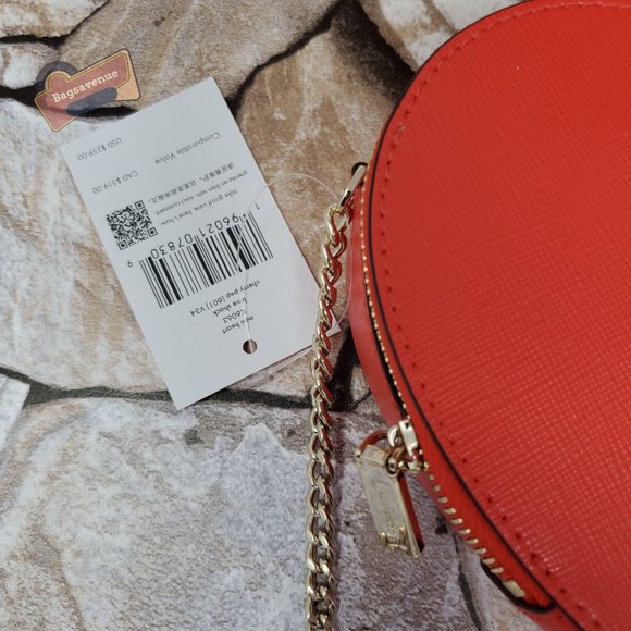 #bagsavenue fast ship  Cherry Pepper Red Love Shack Mini valentine kate spade - Picture 6 of 8